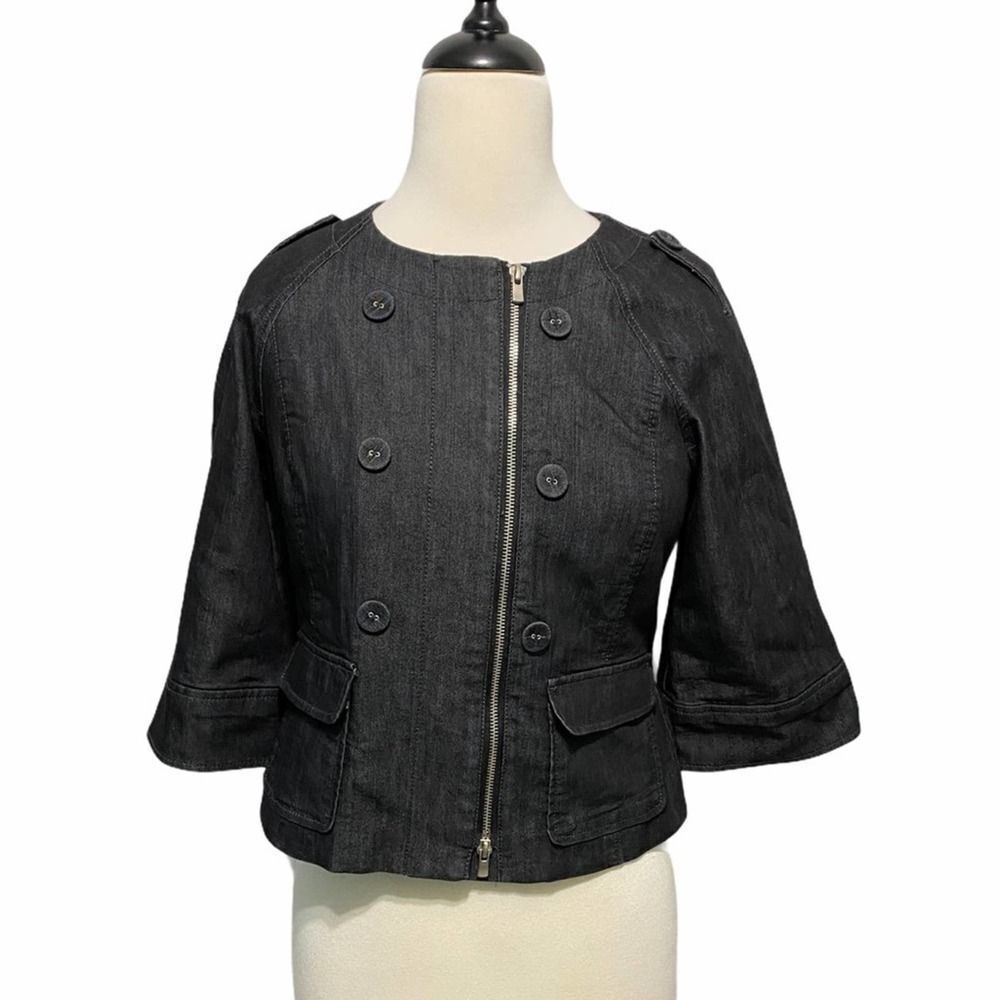 Kenneth‎ Cole Reaction Bell sleeve Jacket Black 4